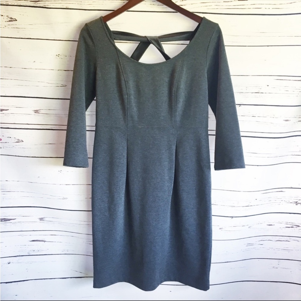 Club Monaco pointe knit dress 3/4 sleeves size large